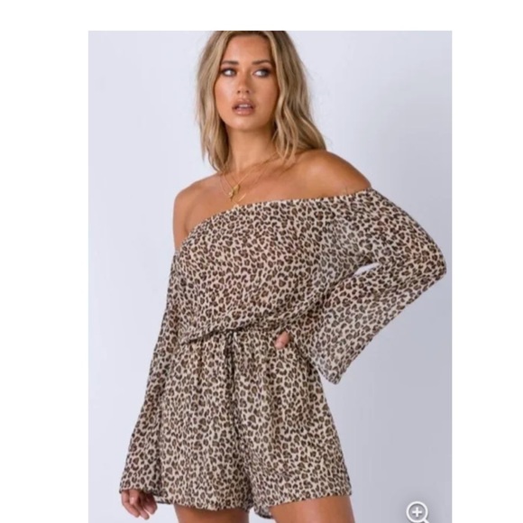 Princess Polly Dresses & Skirts - PRINCESS POLLY Cheetah Romper